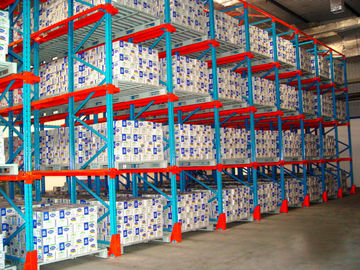 Cold Store Drive In Pallet Rack Adjustable Pallet Racking With Centering Rails