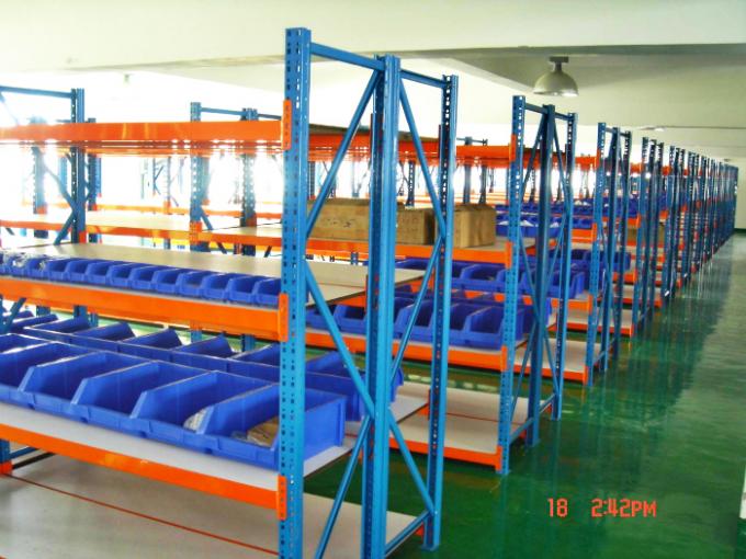 Medium Duty Wide Span Racking , Long Span Shelf With Step Beams