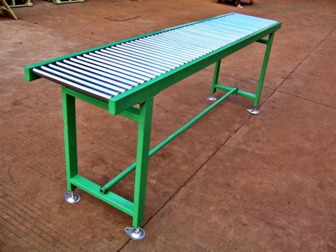 Flexible Heavy Duty Roller Conveyor For Warehouse Transporting / Package