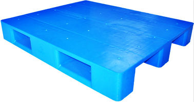 Durable / Light Weight Recycled Plastic Pallets For Logistic , Blue / Red