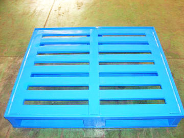 Durable Economical Powder Coating Steel Pallets With Four Way Entry