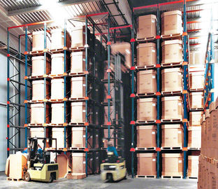 Distribution Center Drive In Pallet Rack , High Density Racking System