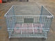 Stacking Collapsible Steel Wire Mesh Pallet Cage For Warehouse Storage