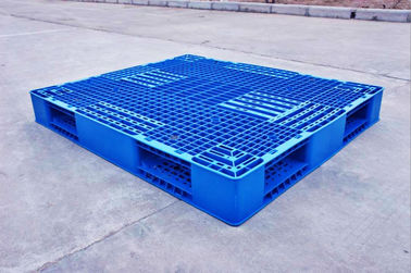 Single Side Export Plastic Pallets With Steel Tubes Inside , 1000×1000×150