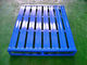 Strong Blue Orange Repairable Recyclable Metal Pallet , 15 - 30kg