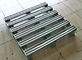 Silvery White Recyclable Stainless Steel Pallets With High Polish Finish
