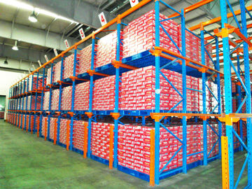 Industrial Heavy Loading Drive In Pallet Rack Cold Rolled Racking