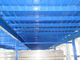 Cold Rolling Steel Industrial Mezzanine Floors For Warehouse , Blue / Orange