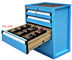 Professional Powder Coated Garage Mobile Tool Chest With Friction Slides