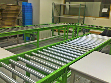 Portable Gravity Roller Conveyor Systems For Workshops Packed Goods , Cartons